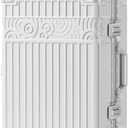 Krute Carry On Luggage 20 inch Aluminum Frame Luggage PC+ABS Zipperless Suitcase with Wheels Airline Approved Hard Shell Suitcases with TSA Lock