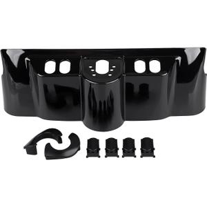 Vivid Black ABS Inner Fairing with Switch Cap Kit For Harley Touring Street Glide 2006-2013 Electra Glide 1996-2013