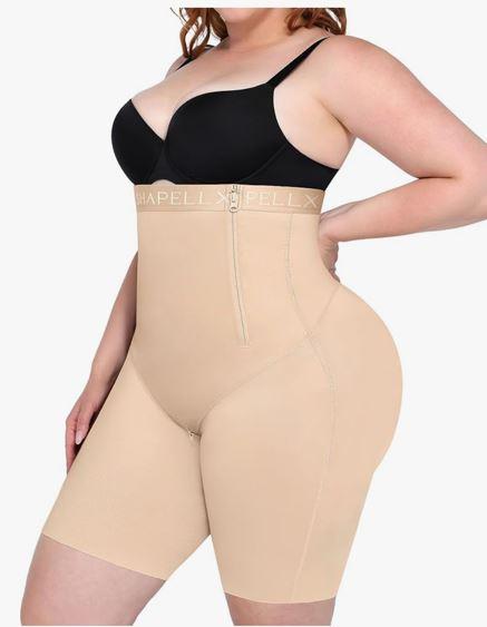 SHAPELLX Shapewear Tummy Control for Women Butt Lifting High Waist Shorts Faja Body Shaper Thigh Slimming Panties, 3XL