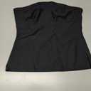 Crop Top, Black, Size XL
