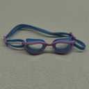 Kids Swim Goggles,Swimming Goggles for Kids 6-14, Anti-Fog UV Protection Pool Glasses for Boys Girls (Blue/Purple-clear)