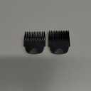 2 Pack Clipper Guards Combs Fit for Manscaped The Lawn Mower 4.0 Groin Hair Trimmer, 4-Length (1/8-1/2) Adjustable Cutting Guides for Manscaped 4.0 Replacement Guards Attachment, Black (2 Guards)