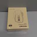 TECKNET Wireless Mouse (BT5.0/3.0 & 2.4G) Rechargeable 4800 DPI Silent USB A & Bluetooth Mouse 6 Buttons, Wide Compatibility - Grey