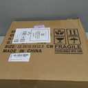 Round Side Table, Small Drink Table for Small Spaces, Modern Accent Nightstand with Solid Wood Leg for Living Room, Bedroom, Corners, and Office (Rustic Brown)