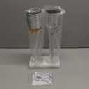 SAKRINGT Cordless Table Lamps Rechargeable,6000mAh Portable Battery Operated LED Table Light for Restaurant Outdoor 2 Pack Silver