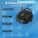 (2025 Upgraded) WYBOT A1 Cordless Pool Vacuum Up to 120 Mins Runtime, Robotic Pool Cleaner with Dual Filters, Ideal for Flat Above Ground up to 1076 Sq.ft Sq. Ft.(Black Green)