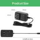 5V 3A USB C/Type-C Power Supply Adapter, 5 Volt 3000mA Power Cord Adapter for Raspberry Pi 4 Model B 1GB/2GB/4GB and More 5V 15W Office or Home Devices,UL Listed FCC