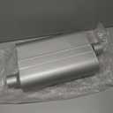 Universal Mufflers Dual Chamber 2" offset inlet (ID) 2" center outlet (ID) Performance Automotive Muffler Exhaust FH42041