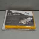 MAIHER Gold Pinch Pleat Curtains 102 Inches Long, Soft Touch Lightweight Privacy Light Filtering Sheer Pleated Drapes with Adjustable Hooks for Bedroom Patio, Gold, 42" W x 102" L, 2 Panels