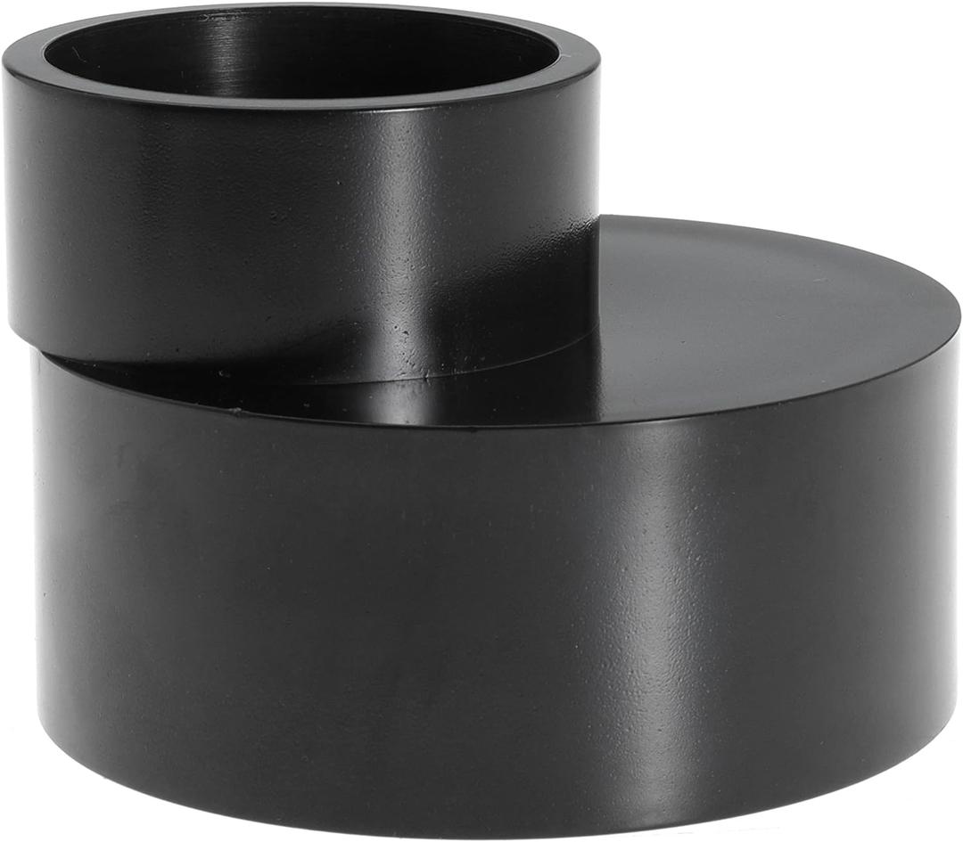 Eccentric Tank Reducer Replaces T1041-1 for RV Gray Water Tank 3" Spigot to 1-1/2" Hub Sewer Hose Fitting Adapter