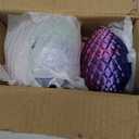 4PCS 3D Printed Dragon Eggs with Dragon Inside, Articulated Crystal Animals Fidget Toy Kid, Small 3D Printer Dinosaur Dino Eggs Toy for Kids Boy Girls (4 Pack-A)