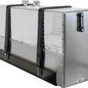 Buyers Products UR70A 70 Gallon Upright Aluminum Hydraulic Reservoir, Lightweight, With Baffles & Sight Gauge, Hydraulic Tank for Trucks