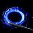 6ft LED Fiber Optic Whip Dance, USB Rechargeable, 7 Colors, 4 Modes, Rainbow Bright Lights Effect, Great for Rave Party, Music Festival, Stage Show, Carnival Activities