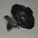 Motorcycle Wheel Rear Mudguard,Fender Rear Cover Compatible with Universal Motorbikes Scooter Extender Accessories-Black