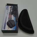 Foldable Motorcycle Gel Seat Cushion, Large 3D-Honeycomb Structure Shock Absorption & Breathable Motorcycle Gel Seat Pad for Long Rides (L)