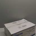 Low Profile RGB Ceiling Fans with Lights and Remote,52" White Flush Mount Ceiling Fans with Quiet Reversible DC Motor, Dimmable LED Ceiling Fan Light with 3 Colors 6 Speeds