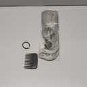 Hair Extensions, 4PCS 18" Clip in Hair Extensions Layered Cut Natural Lightweight Hairpieces with Thinner Softer Invisible Weft for Women - Siver Grey