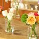 Glass Bud Vases Set of 24, Clear Flower Vase for Centerpieces, Small Vases for Flowers, Decor Centerpiece for Bathroom, Decorative Vases for House Warming