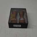 Olde Thompson 6 Caffe Wood Pepper Mill and Salt Shaker Set