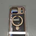 CASEKOO Champagne Gold for iPhone 17 Pro Max Case with Ultra Magnetic Stand, Fit for MagSafe, 16FT Military Grade Protection, Kickstand for Viewing & Work, Clear Back, Champagne Gold