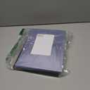HOUYEE 100 Pack Binding Covers Set, 8.5x11 Inches, Including 50 Pcs 12 Mil Clear Binding Covers, 50 Pcs 16 Mil Sand Plastic Binding Covers