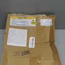 Cindeer 26 Pcs Ceramic Christmas Village Set 8 LED Christmas Village Houses 16 Xmas Trees Farmhouse 2 Lamp Post Scenes Decor White Tabletop Decoration(Classic)