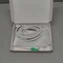 10 FT Flat Plug Surge Protector Power Strip,11 Multiple AC Outlets with 6 USB Ports (2 USB C), 6 Feet Extension Cord, 1250W/10A, One Touch Switch Button, White