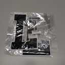 3 x 6-1/2" Varsity Letter Patches Black Iron On Letters Letterman Jacket Patches Chenille Large Iron On Letters for Clothing Jacket/Hoodie/Varsity L