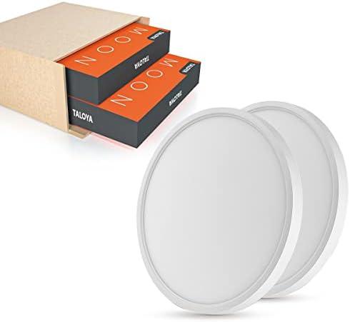 TALOYA 2 Pack 12 Inch LED Flush Mount Ceiling Light Fixture for Living Room Basement Closet Hallway Laundry Room Porch,20W Equivs to 200W 3000k/3500K/4000k/5000K/6500k