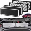 Tesla Model Y Intake Cabin Air Filter HEPA with Activated Carbon, Air Intake Filter Replacement Kit for Model Y 2020-2025 Accessories, Set of 4