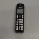 Panasonic Cordless Phone with Answering Machine, Advanced Call Block, Bilingual Caller ID and High-Contrast Display, Expandable System with 3 Handset Cordless Telephones - KX-TGD833M (Metallic Black)