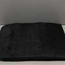 Black Memory Foam Bath Runner Mat Long Narrow Bathroom Rug Microfiber Bathroom Carpet Non Slip Soft Absorbent Washable Bathrug,16" x 47"