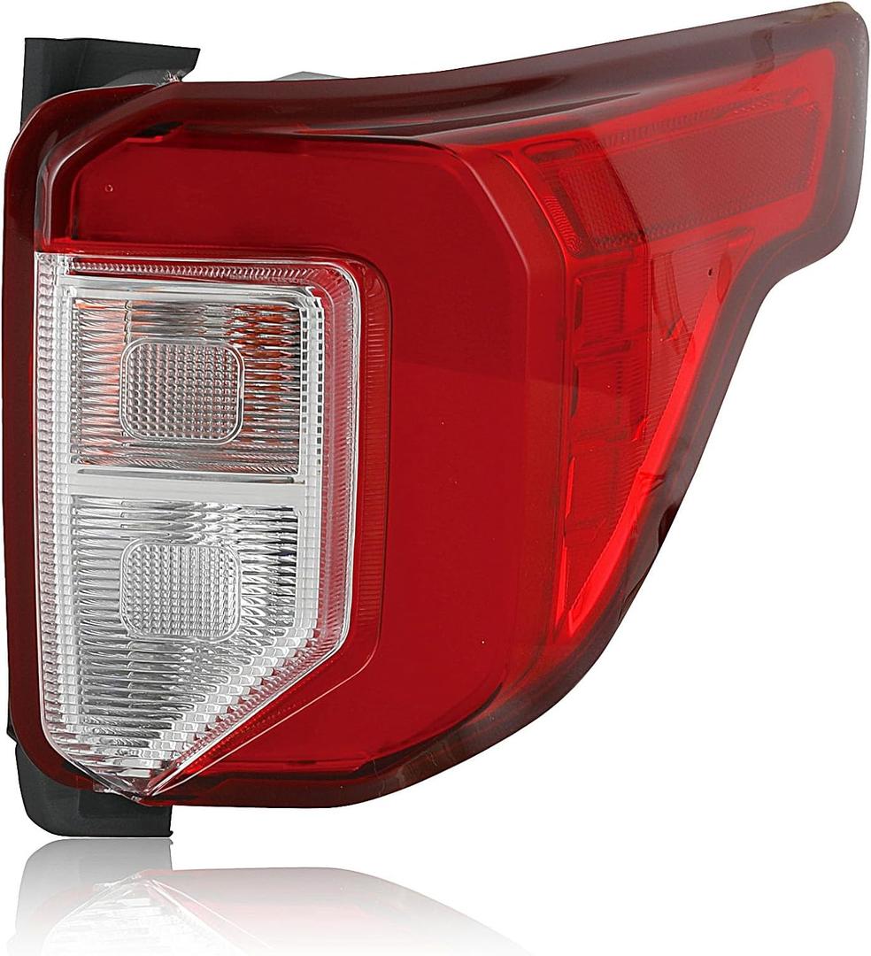 Tail Lights Assembly Compatible with Explorer 2020 2021 2022 2023 Rear Brake Lamp With Wire Harness and Bulbs LB5Z13404F FO2801275(Right Passenger Side 20-23 Explorer)