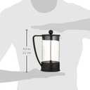 Bodum 34oz Brazil French Press Coffee Maker, High-Heat Borosilicate Glass, Black - Made in Portugal