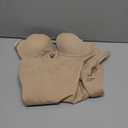 Lingerie Spaghetti Strap Bodysuit Slim Fit Beige, Size: S