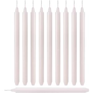 OSHADOW 1/2 Inch Taper Candle Thin 8" Lenght- 1/2 Inch Diameter - Skinny Taper Candles - Skinny Candlesticks - White Candlesticks - Thin Candlestick 1/2 - Candle Sticks White Candles