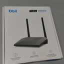 Dbit N300 Easy Setup Wireless Wi-Fi Router Smart Home Internet Router - 2 x High Power Antennas, 4 x Fast Ethernet Ports, Supports Wireless Repeater, WISP Mode (T1 Pro)