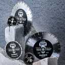 toolant 14 Diamond Saw Blade, Laser Segmented Jump Turbo Rim for Light Duty Rebar Reinforcing Concrete, Masonry, Pavers, Brick, Block, Stone, etc. Multi Purpose Diamond Blades for Dry or Wet Cutting