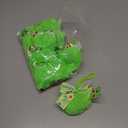 12 Pack Cute Christmas Plush Ball Hanging Decorations with Bright Red Ribbon, Ornaments for Christmas Tree, Bag, Keychain or DIY Holiday Projects, 5.1 Inch Diameter Festive Home Accents