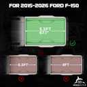 Truck Bed Tonneau Cover Compatible with Ford F150 F-150 2015-2026 5.5 ft Short Box, Soft Roll Up Style