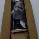 ENJOYBASICS Adjustable Spring Tension Curtain Rods 32 to 66 Inches, Stainless Steel Matte Black Shower Rod No Drilling for Window, Bathroom, Closet, Room Divider, 7/8" Diameter, 2 Pack