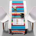 Mexican Table Runner 4Pack 14 x 84 Inches Fiesta Mexican Theme Party Decoration for Cinco de Mayo Fiesta Party Serape Zarape Table Runner