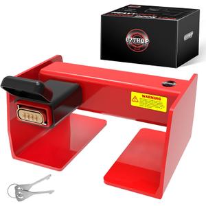 Storage Container Lock for Semi Truck RV Van Storage Units, Combination Shipping Container Locks for Heavy Duty Trailer Door, Anti-Theft Steel Cargo Door Security Bar Devices with 4-Digit Code