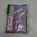 Nursing Clipboard Foldable,Nurse Clipboard 3 Layers Aluminum w/Nursing Medical Edition Cheat Charts, Foldable Nursing Clipboard w/Low Profile Clip,Pocket Clipboard for Students/Nurses/Doctors,Purple