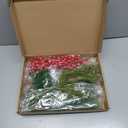 ProSuites 60 Pcs Artificial Pine Branches Christmas Greenery Stems Pine Picks Xmas Stems Pine and Cypress Branches Red Berries Christmas Holiday Decoration, DIY Christmas Garland Wreath