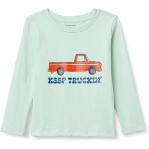 Amazon Essentials Boys and Toddlers' Long-Sleeve Cotton T-Shirts