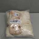 SeaRoomy Burritos Tortilla Blanket, Realistic Food Wrap Blanket Double Sided, Novelty Funny Tortilla Round Soft Blankets (Beige, 47 inches)