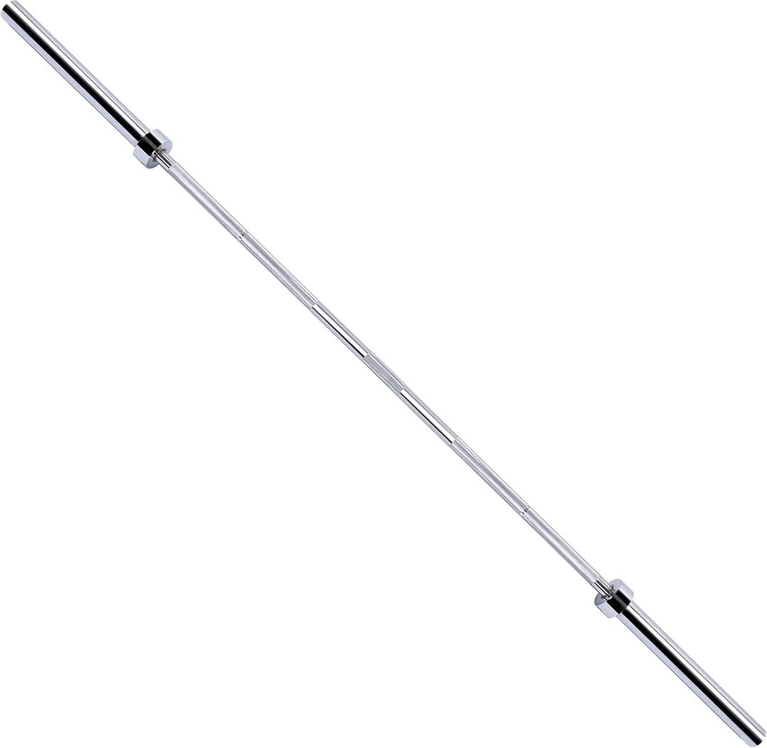 Olympic 2-Inch Cast Iron Barbell Set, Including 255 Pounds Weight Plates Set & 7FT Olympic Bar (300 Pounds Total)