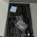 NOEVSBIG Desk Magnifying Glass with Light 10+5X Desktop Lamp Close Work Up for Table Crafting, Reading, Sewing, Panting, Soldering, Ultra Long 3-Section Swing Arm Design for Large Workbench