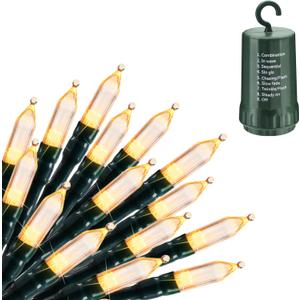 Christmas Light, 100 LED Battery Operated Christmas Lights with Timer for Indoor Outdoor Wreath Wedding Party Garden Home Decor, Waterproof, Warm White 39.5FT